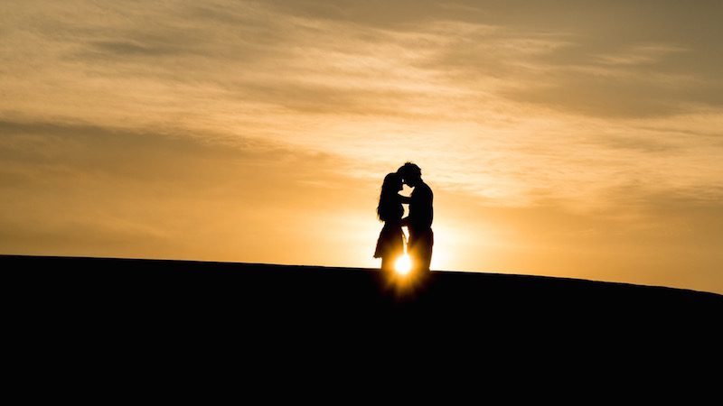 couple sunset