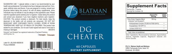 DG Cheater product label