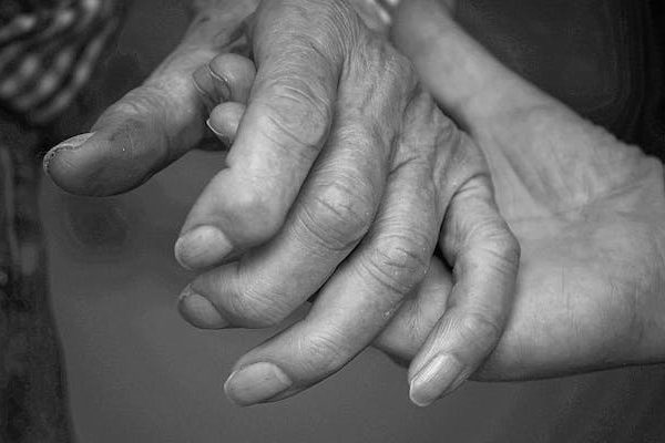 older person's hand